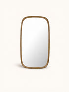QUERCUS - mirror - oak - L 140 x W 5,5 x H 80 cm - natural