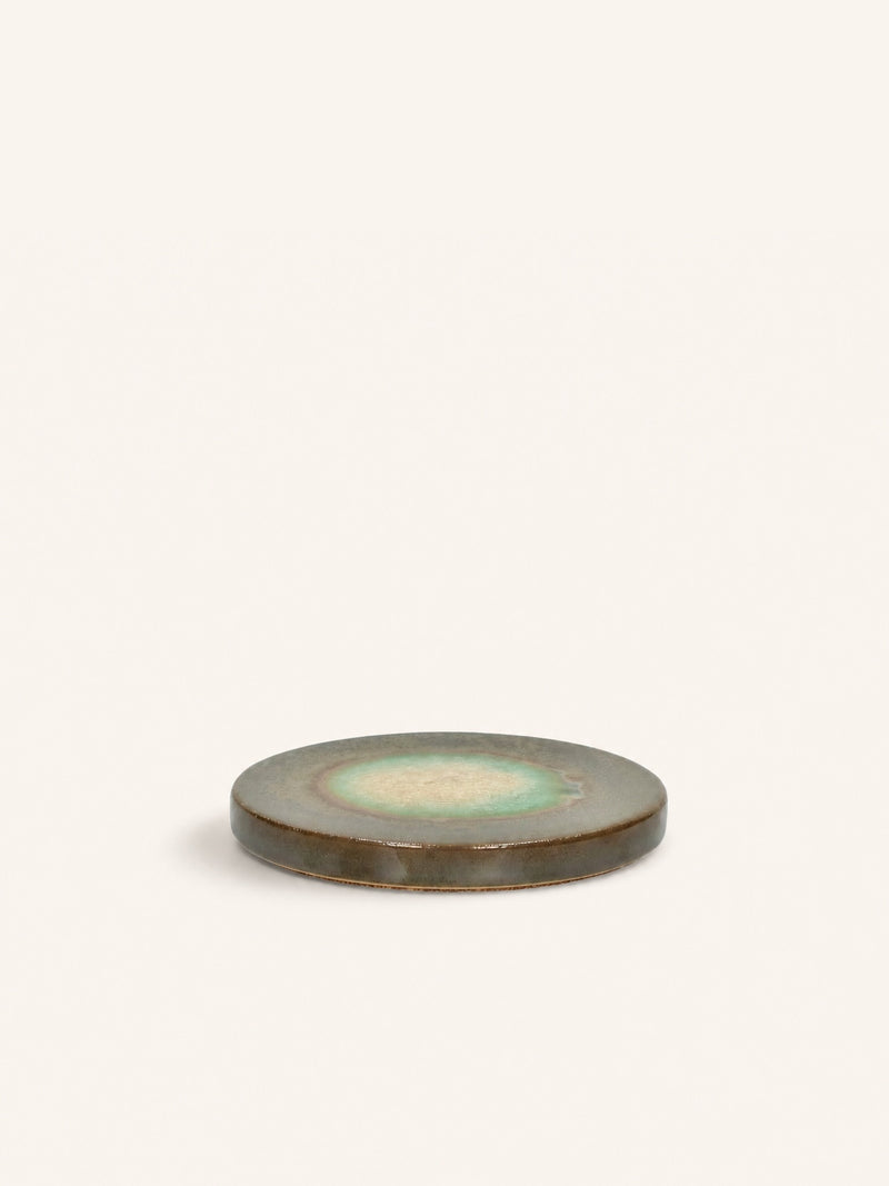 SHISO - trivet - stoneware - DIA 11 x H 1,5 cm - taupe