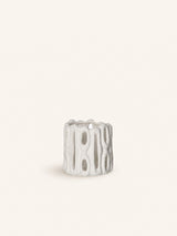 Wit – CADIZ - candle holder - stoneware - DIA 11 x H 11 cm - white