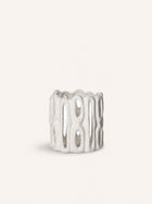 CADIZ - portavelas - gres - DIA 16 x H 16 cm - blanco