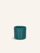 WAVES - portavelas - vidrio - DIA 10 x H 9,5 cm - turquesa