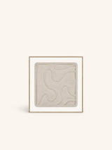 Beige – LA MARÉE BASSE - Wanddekoration - Holz - L 60 x W 3,5 x H 60 cm - Beige