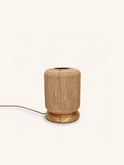 CORDERA - lampe à poser - papier tressé - DIA 30 x H 39 cm - naturel