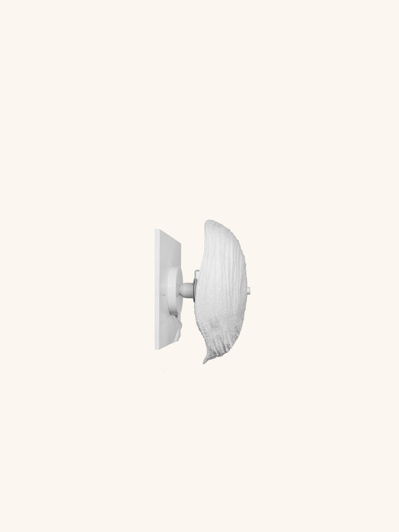 COMPETA - wall lamp - papier mâché - DIA 35 x H 17 cm - white