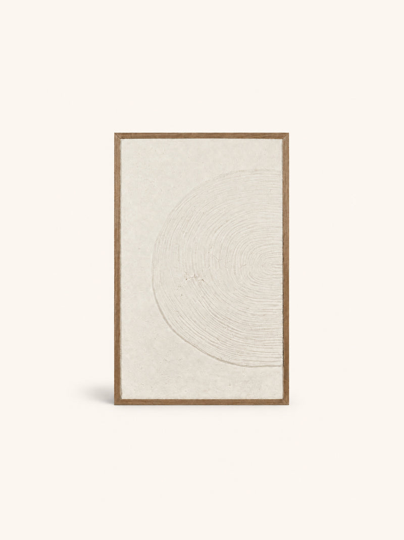 ILLUSION - decorazione da parete - cartapesta - L 60 x W 3,5 x H 90 cm - bianco