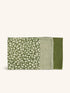 FRIVOLE - set/3 napkins - linen - L 45 x W 45 cm - green