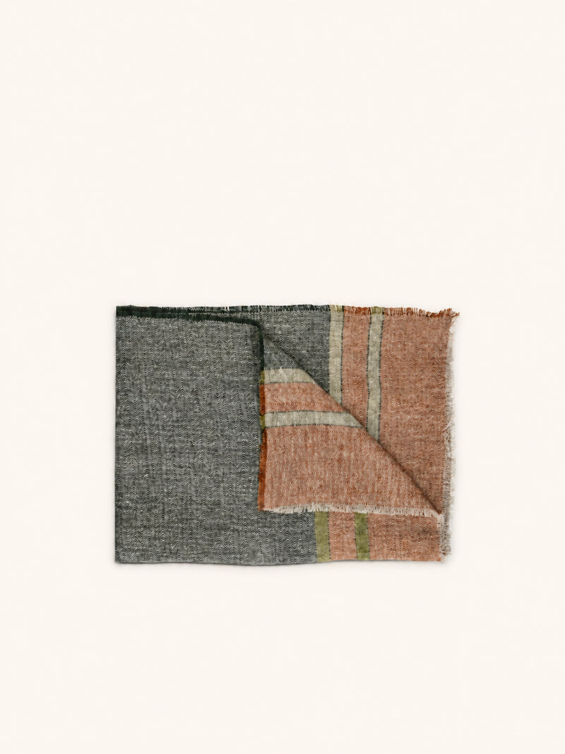 BRUNELLO - tablecloth / throw - linen - L 170 x W 130 cm - mix of colors