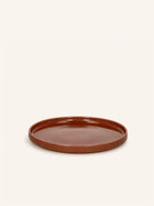 RASA - Dessertteller - Porzellan - DIA 22,5 x H 2 cm - Braun