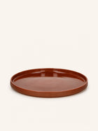 RASA - Speiseteller - Porzellan - DIA 26,8 x H 2,5 cm - Braun