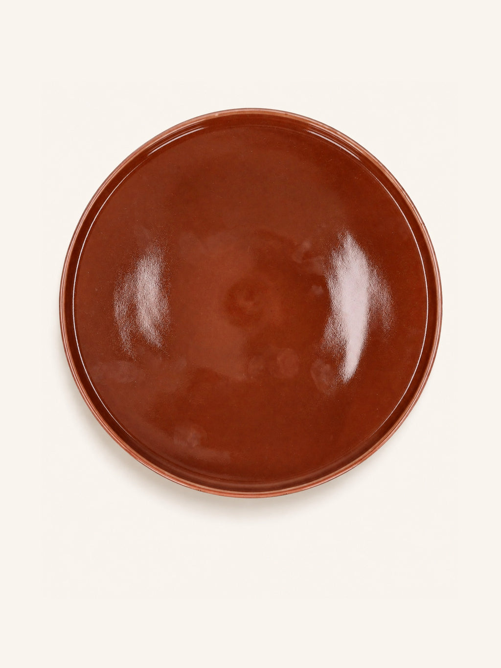 RASA - Speiseteller - Porzellan - DIA 26,8 x H 2,5 cm - Braun