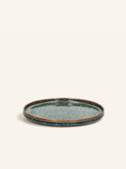 RASA - Dessertteller - Porzellan - DIA 22,5 x H 2 cm - Bronze