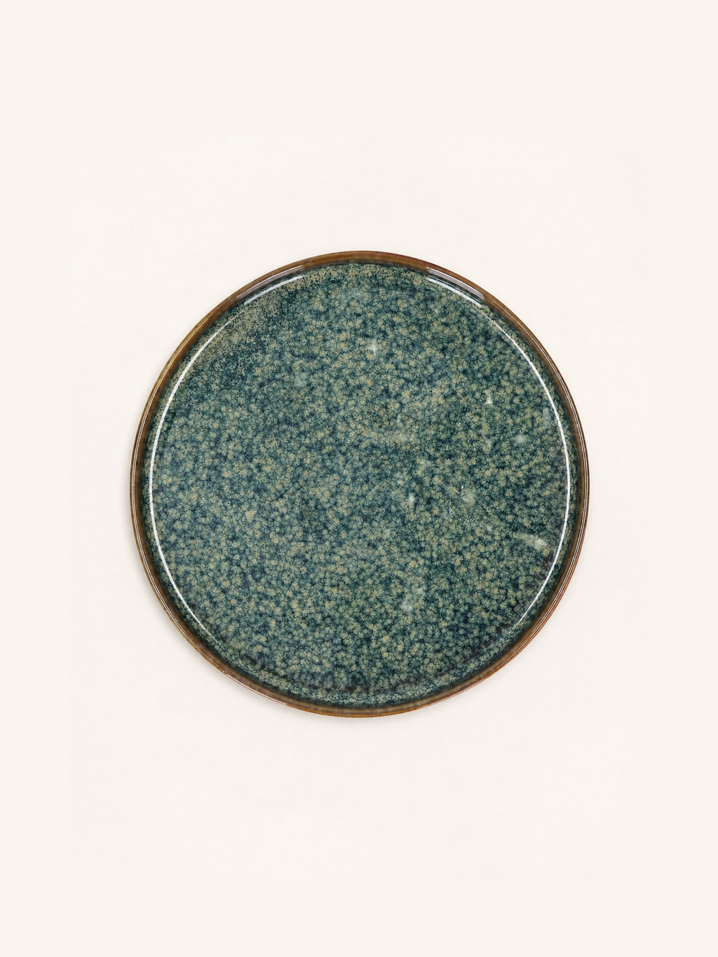 RASA - Dessertteller - Porzellan - DIA 22,5 x H 2 cm - Bronze