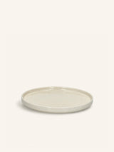 Wit – RASA - piatto da dessert - porcellana - DIA 22,5 x H 2 cm - bianco sporco