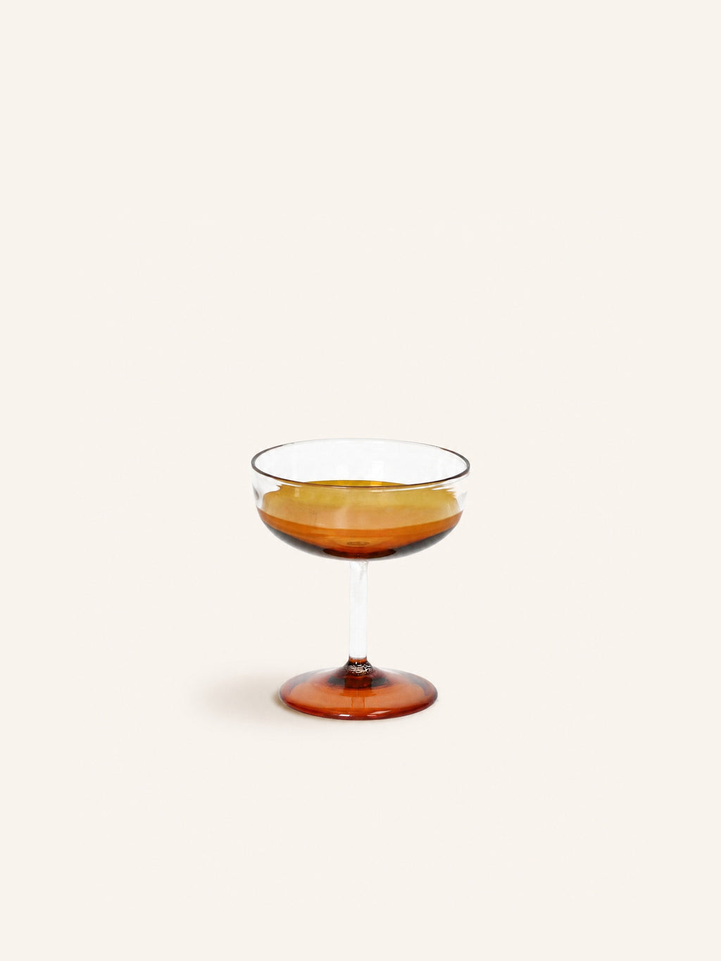 TARIFA - copa de cóctel - 18 CL - vidrio de borosilicato - DIA 10 x H 10 cm - ámbar