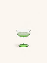 Groen – TARIFA - coupe glass - 18CL - borosilicate glass - DIA 10 x H 10 cm - green