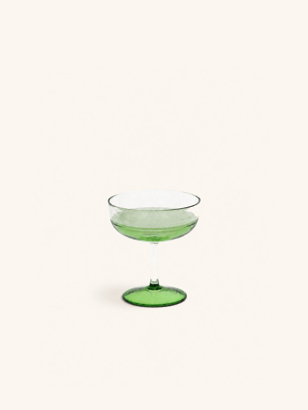 TARIFA - copa de cóctel - 18CL - vidrio de borosilicato - DIA 10 x H 10 cm - verde