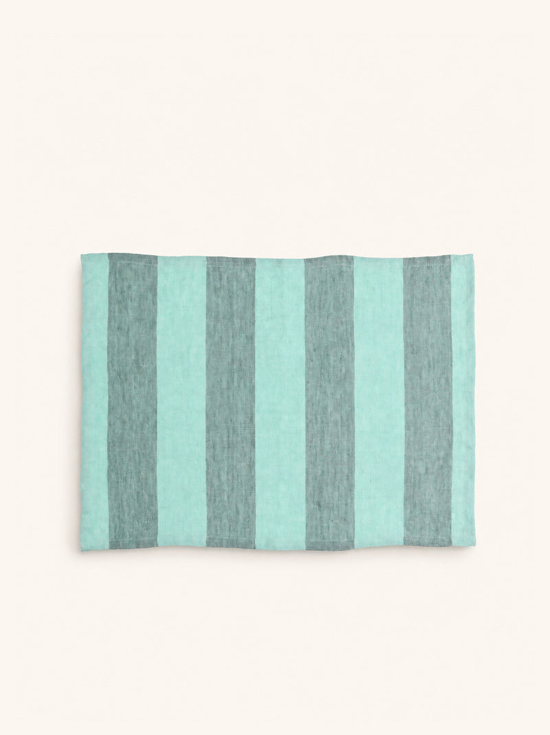 CIRQUE MAGIQUE - placemat - linen - L 50 x W 35 cm - gray-blue