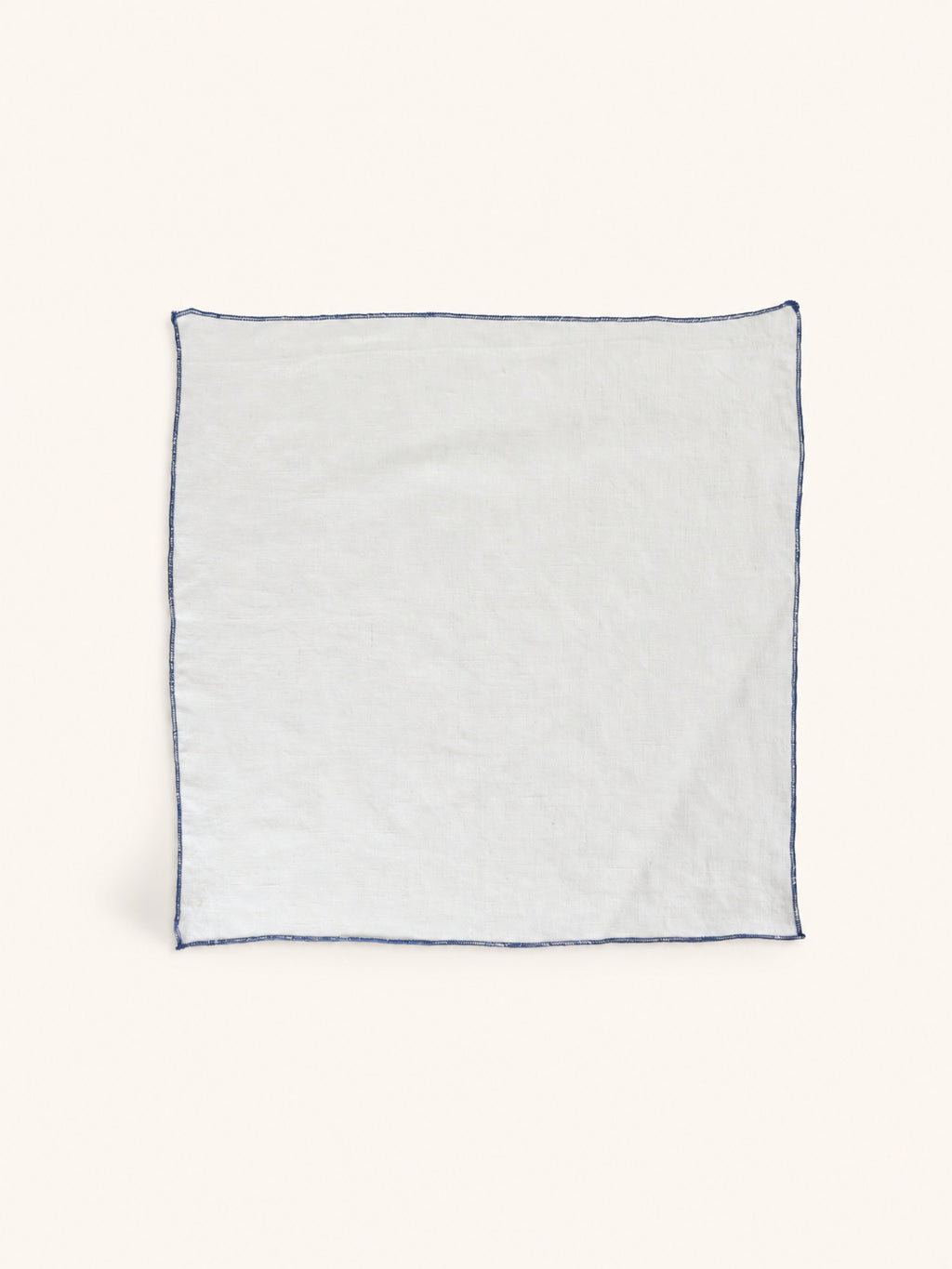 CARTE BLANCHE - servet - linnen - L 45 x W 45 cm - blauw