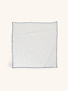CARTE BLANCHE - servet - linnen - L 45 x W 45 cm - blauw