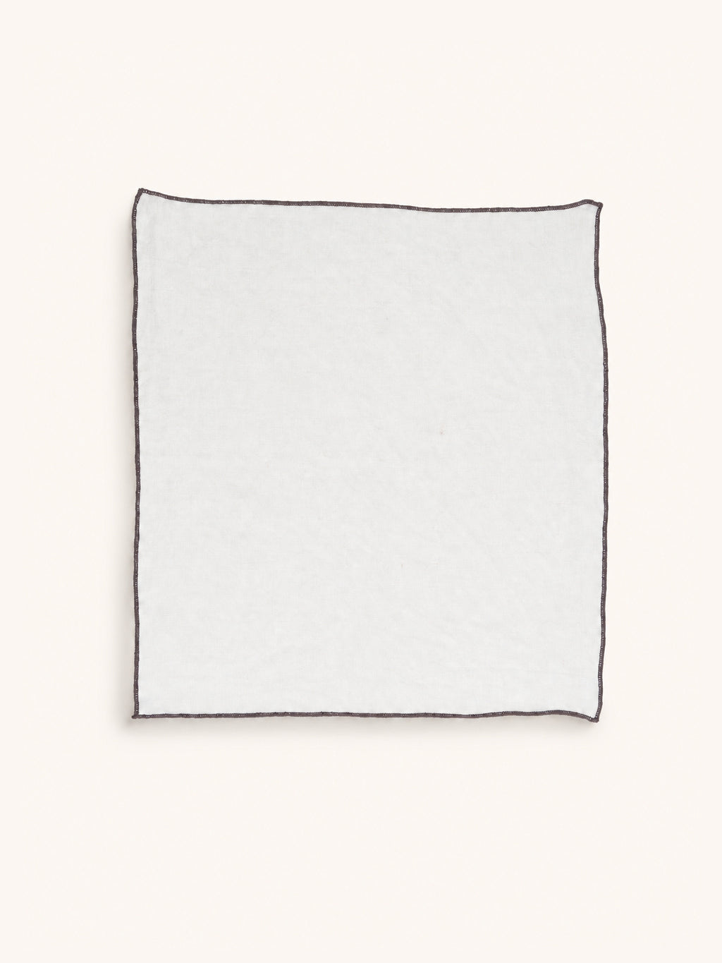 CARTE BLANCHE - napkin - linen - L 45 x W 45 cm - brown