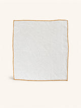 Geel – CARTE BLANCHE - serviette - lin - L 45 x W 45 cm - jaune