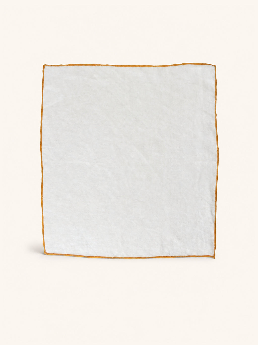 CARTE BLANCHE - napkin - linen - L 45 x W 45 cm - yellow