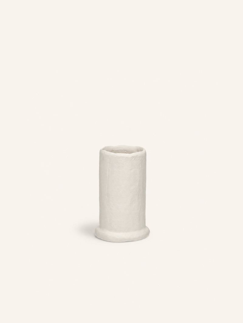 TRULLI - vase - metal - DIA 7,5 x H 12 cm - off-white