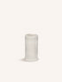 TRULLI - vaso - metallo - DIA 9,7 x H 16 cm - bianco sporco
