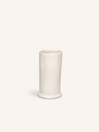 TRULLI - vaso - metallo - DIA 12,3 x H 21 cm - bianco sporco