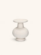 TRULLI - vaso - metallo - DIA 17 x H 20,5 cm - bianco sporco