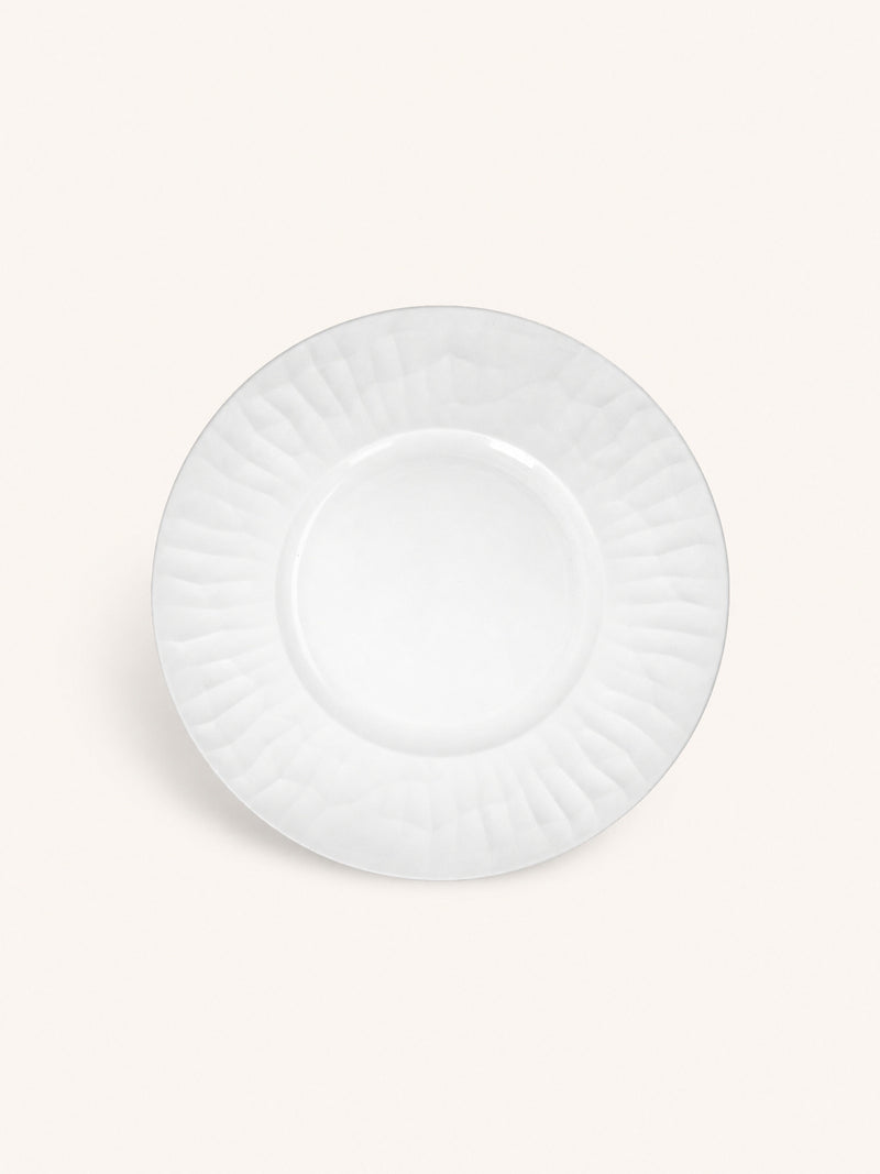 LEGGERO - dessert plate - porcelain - DIA 21,3 x H 1,2 cm - white