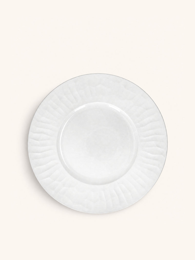 LEGGERO - appetizer plate - porcelain - DIA 27,4 x H 1,5 cm - white