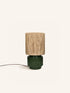 CORDOBA - table lamp - terracotta - DIA 25 x H 44 cm - khaki
