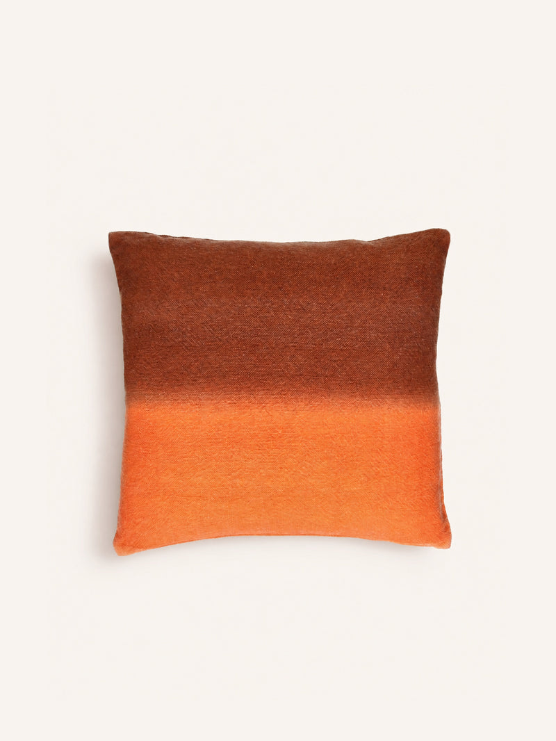 NURU - kussen - linnen - L 45 x W 45 cm - oranje