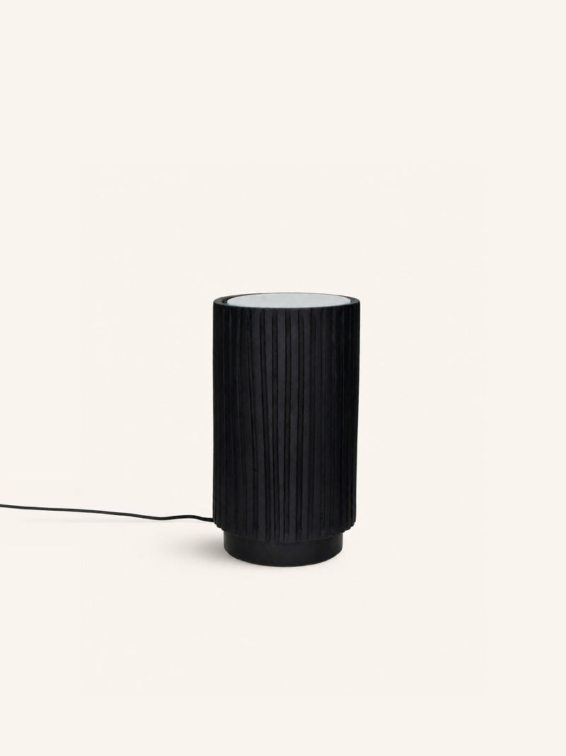 CORDOBA - terracotta - DIA 19 x H 30 cm - black