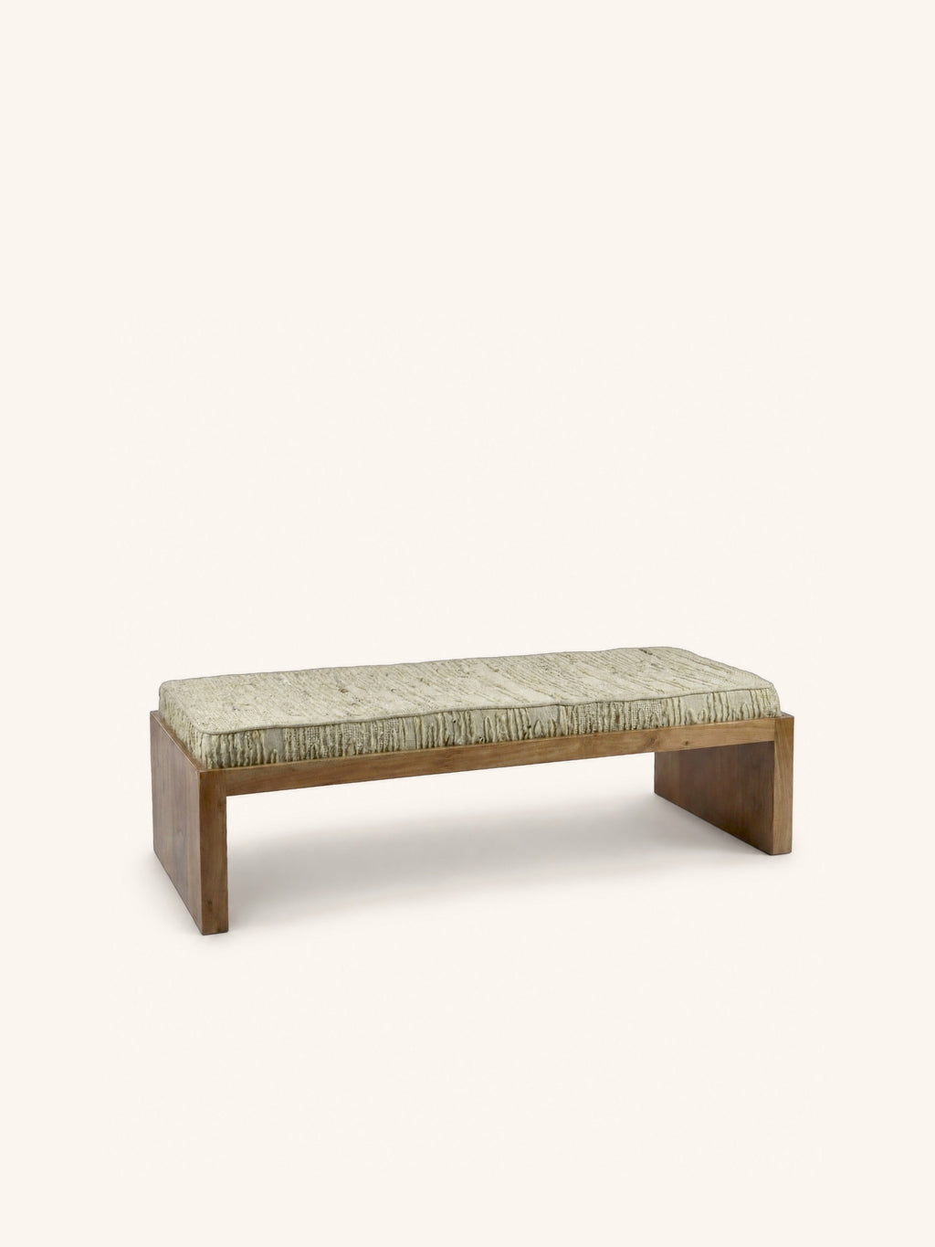 SHIBA - banco - madera de acacia - L 125 x W 50 x H 45 cm - natural