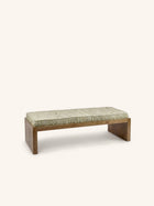 SHIBA - banco - madera de acacia - L 125 x W 50 x H 45 cm - natural
