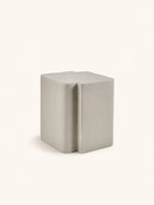 RENAISSANCE - mesa de centro - yeso de cal - L 40 x W 40 x H 45 cm - beige