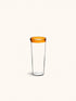TARIFA - glazen karaf - 60 CL - borosilicaatglas - DIA 8 x H 19 cm - amber