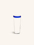 TARIFA - glazen karaf - 60 CL - borosilicaatglas - DIA 8 x H 19 cm - blauw