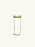 TARIFA - glazen karaf - 60 CL - borosilicaatglas - DIA 8 x H 19 cm - groen