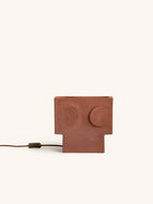 ECLIPSE - lampe de table - grès - L 28 x W 10 x H 27 cm - terracotta