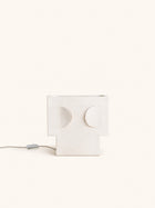 ECLIPSE - table lamp - stoneware - L 28 x W 10 x H 27 cm - white