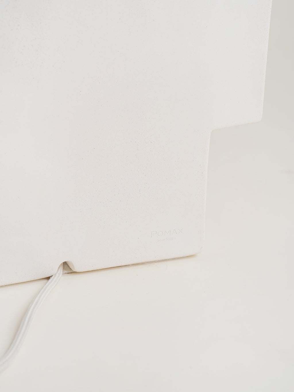 ECLIPSE - table lamp - stoneware - L 28 x W 10 x H 27 cm - white