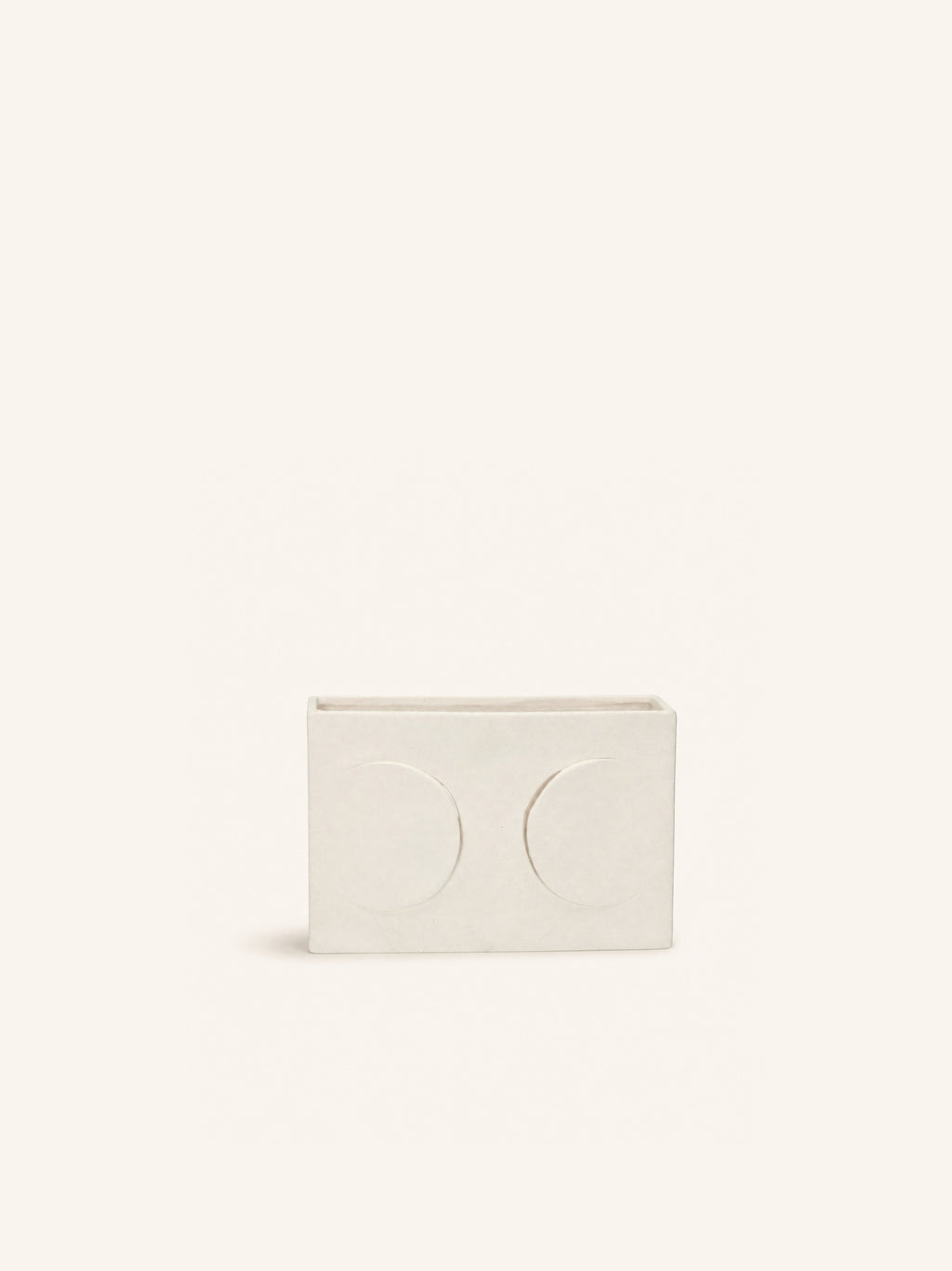 ECLIPSE - wall lamp - stoneware - L 24 x W 7 x H 16 cm - white