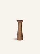 NIZA - candelabro - aluminio - DIA 10 x H 27 cm - ocre