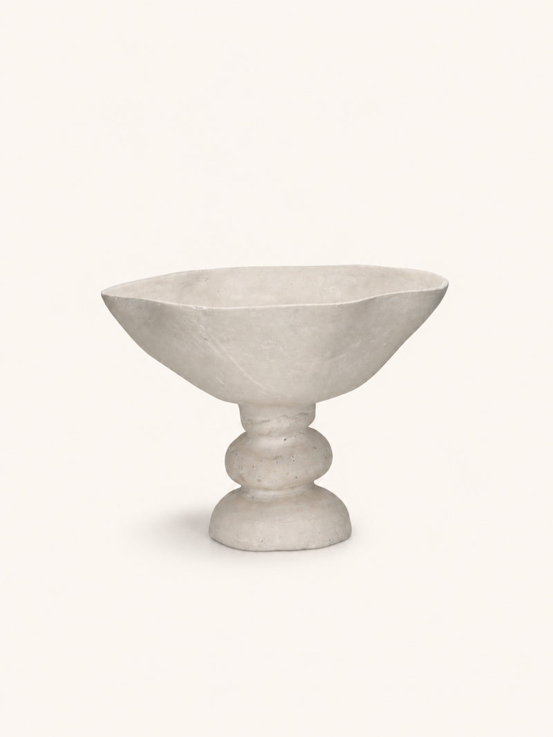 APILAR - bowl - papier-mâché - DIA 40 x H 20 cm - off-white