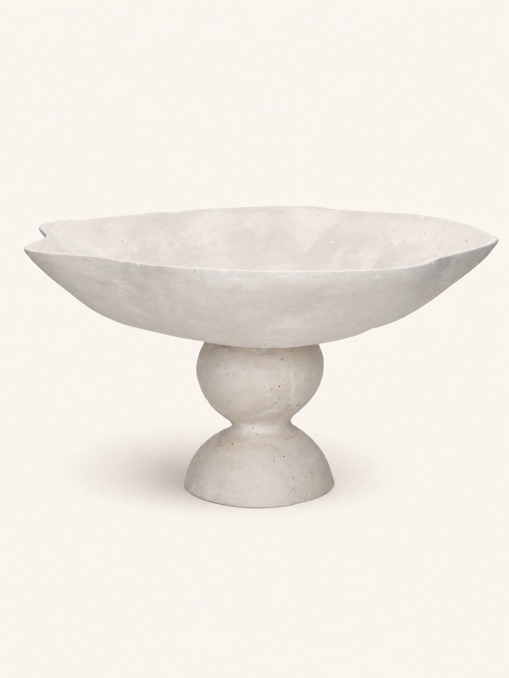 APILAR - bowl - papier mâché - DIA 30 x H 25 cm - off-white