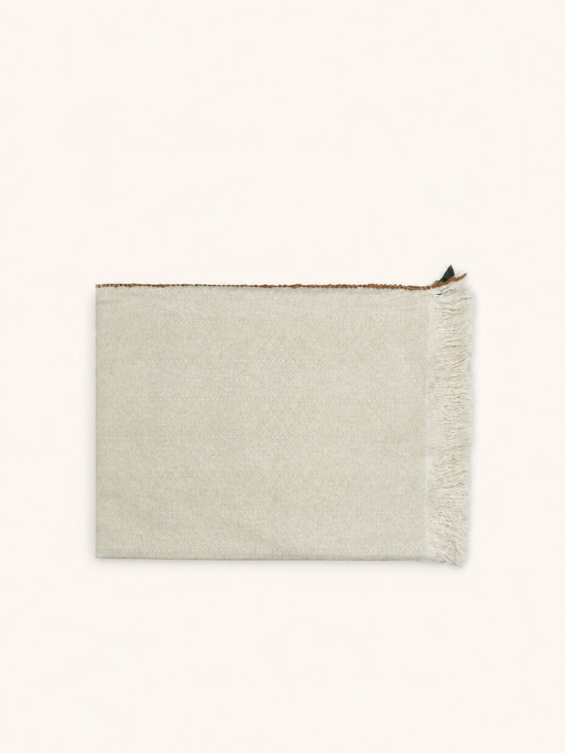 LAMA - throw - lambswool - L 170 x W 130 cm - green