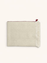 Rood – LAMA - manta - lana de cordero - L 170 x W 130 cm - óxido